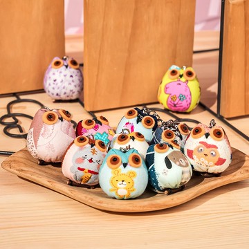 【原風藝站】貓頭鷹鑰匙圈 | 原住民 族服 台灣印象