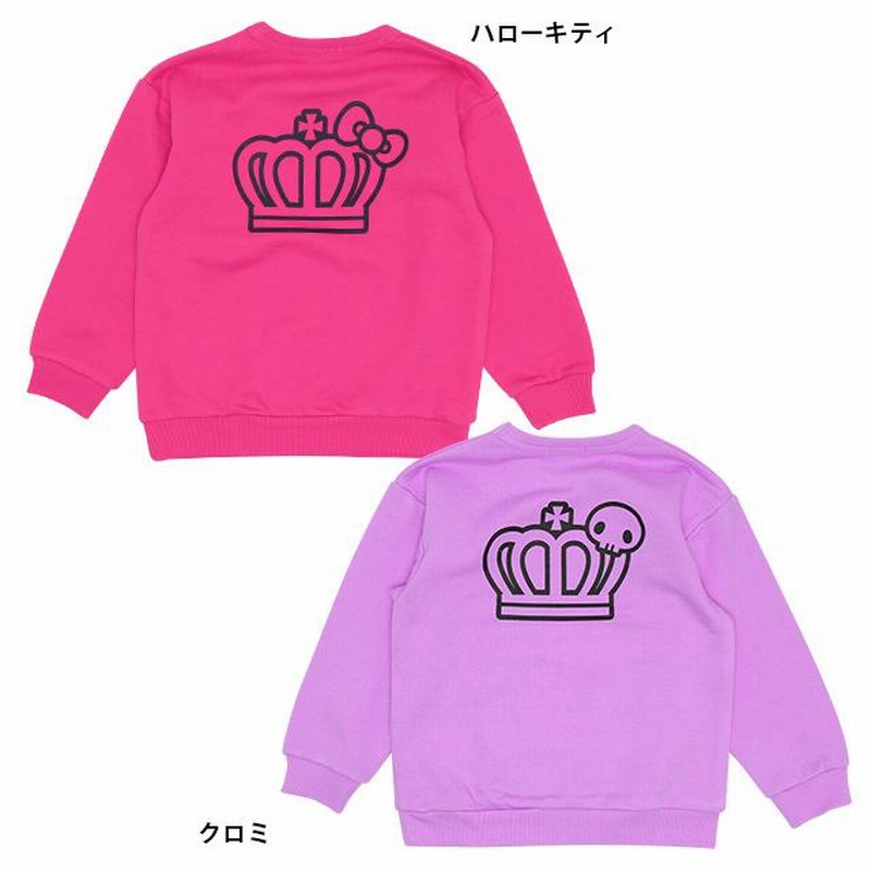 クロミちゃん 服 子供服 トレーナー サングラス サンリオ 7688K クロミちゃん 服 子供服 トレーナー サングラス サンリオ 7688K