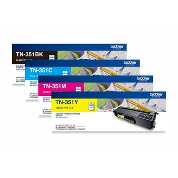 Brother 四色一組 TN-351 原廠碳粉匣 適用 HL-L8250CDN/HL-L8350CDW/MFC-L8600CDW/MFC-L8850CDW/MFC-L9550CDW