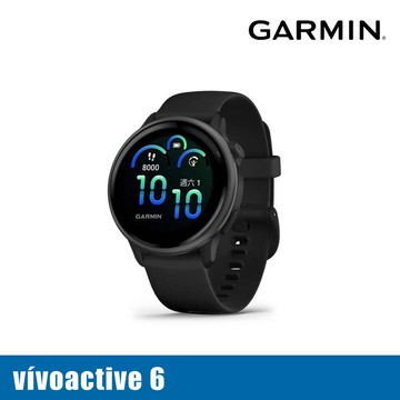 【門市自取限定】GARMIN vivoactive 6 音樂GPS智慧腕錶｜010-02985-10 光譜黑