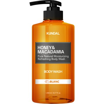 KUNDAL 昆黛爾 蜂蜜澳洲堅果保濕沐浴露 Blanc  1.058L  1瓶