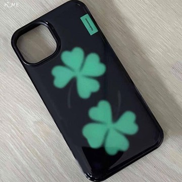 iphone手機殼.韓國ins四葉草iPhone16promax適用15蘋果13手機殼14軟殼11少女12