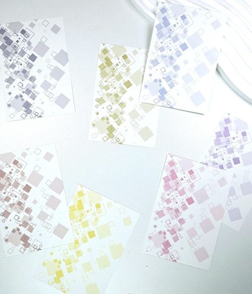 方形流光背景紙