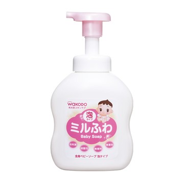 Milfuwa whole body baby soap, foam type, 450ml