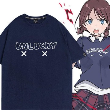 【川澤百貨】Girls Band Cry哭泣少女樂隊 井芹仁菜cos服 文字t恤 寬鬆t恤 短袖上衣 男短t恤 印花t恤 動漫五分袖