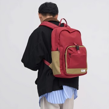 plain-me F-PM旅行後背包 PLN3008  中(450 x 280 x 120mm)  復古紅