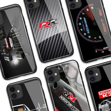 無限RR思域適用iphone11Pro MAX蘋果XR 8Plus 7 6 SE玻璃手機殼男