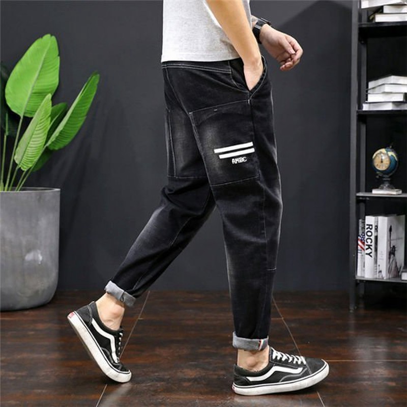 サルエルパンツ メンズ デニムパンツ スウェット サルエル パンツ ジーンズ ズボン ストレッチパンツ 黒デニムパンツ 太め ゆったり 秋冬 通販 Lineポイント最大0 5 Get Lineショッピング