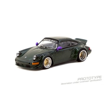 TARMAC WORKS 1/64 保時捷 Porsche RWB 964 Green