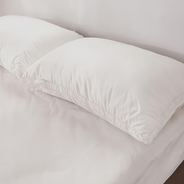 J-bedtime 床寢時光 超彈透氣澎澎羽絲絨枕頭  75 x 45cm  純白色  1個