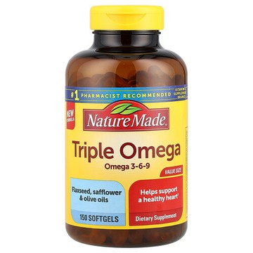 Nature Made, 三重 Omega，150 粒軟膠囊
