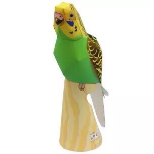 【🌸免運｜當日出貨✈️隔日到🌸】紙紮寵物 綠虎皮鸚鵡（化給親人與寵物皆可用）寵物金紙 紙紮鳥 紙紮屋 元寶 庫錢 蓮花