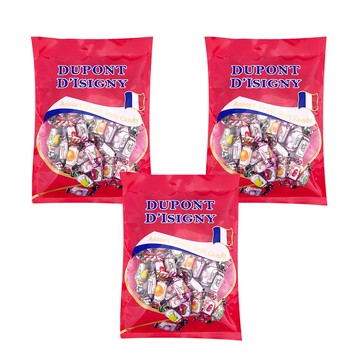 DUPONT D'ISIGNY 法國多口味果汁軟糖 新年敬神年糖 婚禮喜糖 親子聚會  250g  3袋