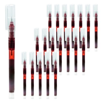 小麥購物 水性中性筆 Y274 10g  紅色  20支