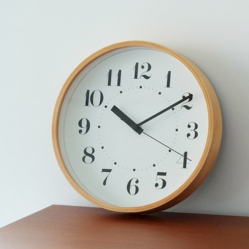 北歐風靜音掛鐘/時鐘/掛牆鐘-25cm 單一規格