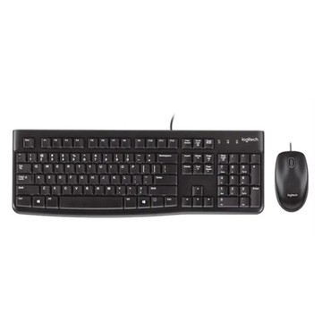 Logitech 【十二入組】MK120 有線鍵盤滑鼠組