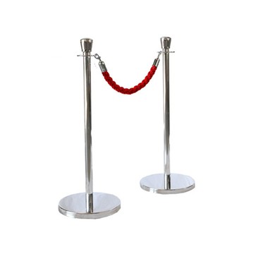 不銹鋼皇冠頭圍欄柱/e012支開店/欄柱/紅龍柱/排隊/動線規劃