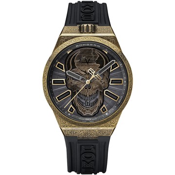 BOMBERG Bolt-68 NEO系列 十週年紀念骷髏機械錶 青銅色版本 BF43APBR.08-4.12