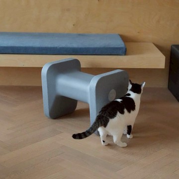 GYRO 邊桌凳 MAP Stoo 消坡塊椅凳 灰色