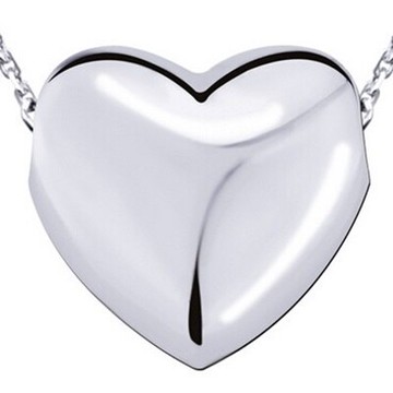 現貨+預購 925純銀項鍊 吊墜-愛心造型必備百搭母親節生日情人節禮物女配件73y42【獨家進口】【米蘭精品】