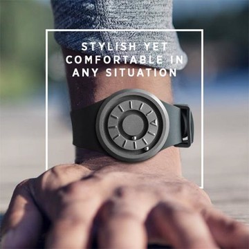 EOEO個性手表男學生潮流黑科技網紅磁力鋼珠無指針概念創意女懸浮