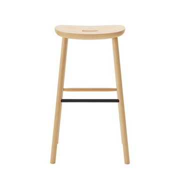 T&O O3 Stool High 高腳凳（楓木、黑色鋼腳）