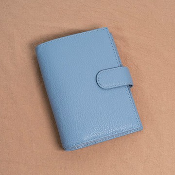 A6 Per / Bible 6孔真皮活頁手帳|筆記本|萬用手冊 - Baby Blue