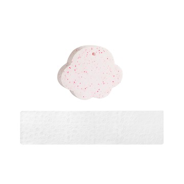 【梵特】貓爪造型沐浴海綿&去角質搓澡巾2件組