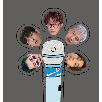 【旋轉立牌客製】【手持旋轉立牌】【人物造型旋轉】【麥克風頭部旋轉歌唱版】來圖客製