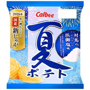 Calbee 夏季洋芋片-對馬島鹽風味 (60g)
