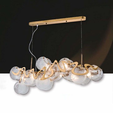 手工石紋玻璃餐吊燈 B102-81-21683