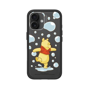 iPhone 16 Mod NX 黑 - 迪士尼-小熊維尼 Disney Winnie The Pooh - 玩泡泡