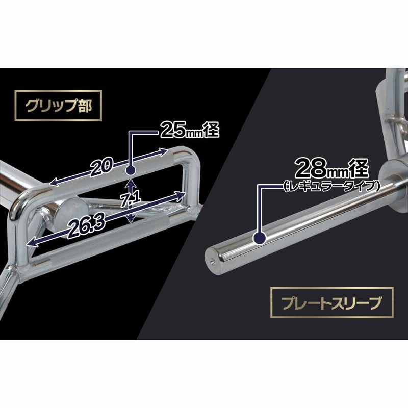 アイロテック ヘックスバー スクワット バー （IROTEC