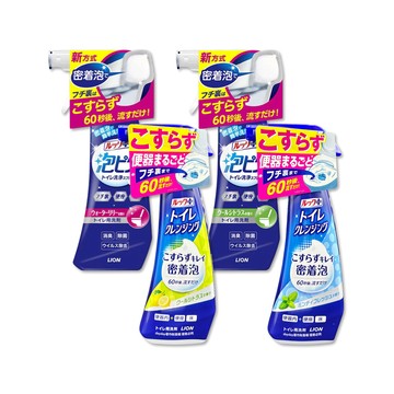 LION (2瓶超值組)OOK PLUS浴室廁所浴缸濃密泡沫清潔劑300ml/瓶(睡蓮香/柑橘香/檸檬香/薄荷香_4款可選)