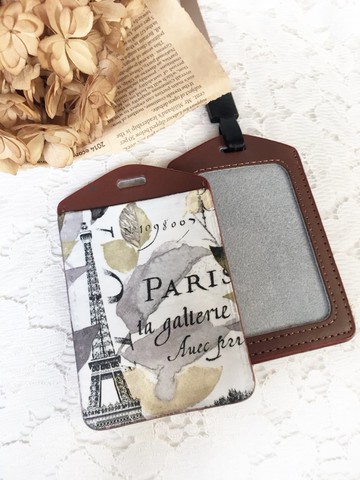 手作好禮 真皮卡套 票卡夾 證件套 識別證 (送掛繩) 聖誕交换禮物