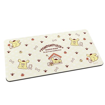 【Sanrio 三麗鷗】軟式珪藻土吸水地墊-連續圖系列 骨頭布丁狗 （80x38x0.5cm） _廠商直送