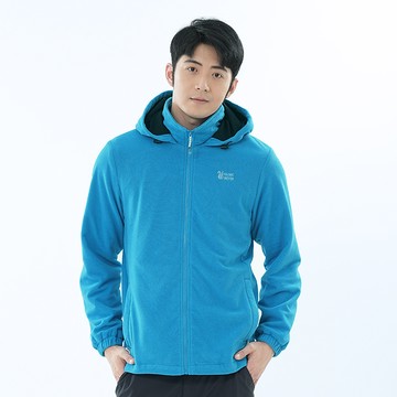 遊遍天下 男款防風刷毛保暖機能外套 (GJ21004  藍色)