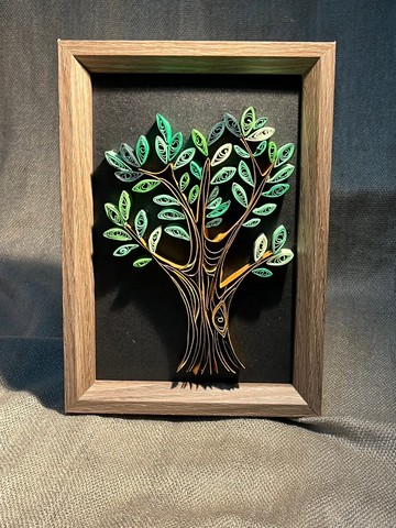 生機盎然的樹/ 給正在堅持的你/ 鼓勵打氣的禮物/12x18含框