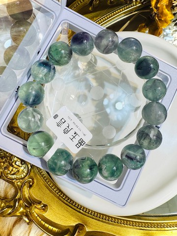 天然羽毛螢石13.5mm69.4g水晶平衡身心靈舒緩壓力暖宮石