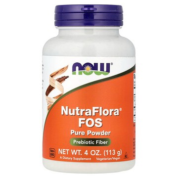 NOW Foods, NutraFlora FOS，純粉末，4盎司（113克）