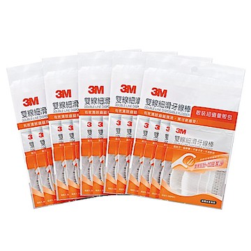 3M 雙線牙線棒量販包 (5包/共640支）