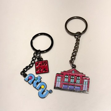 師大紀念串鍊鑰匙圈——NTNU、禮堂