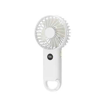 【KLS】DQ236 戶外手持掛鉤小風扇 登山掛勾 100檔無極調速 LED數顯 1200mAh 小電扇 Type-C充電
