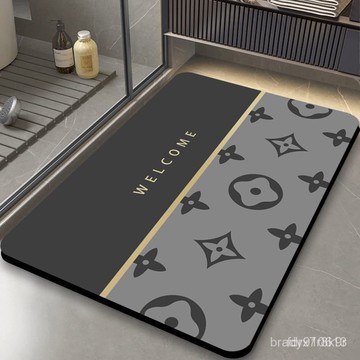 🔥有貨在臺🔥【半價中】吸水浴室地墊衛生間防滑速幹腳墊厠所家用地毯水晶絨材質 使用地墊 地毯 浴室門口腳墊 浴室地墊 EA
