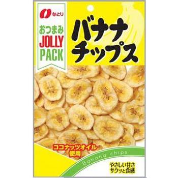 なとり ＪＰバナナチップス 80ｇ×10袋入