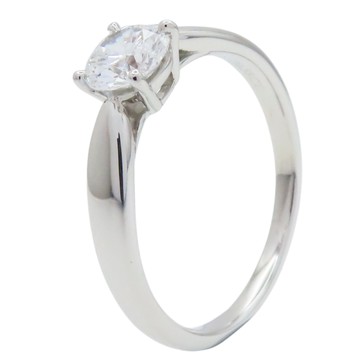 Tiffany & Co 蒂芬妮 鉑金 鑽石 戒指 【二手名牌BRAND OFF】