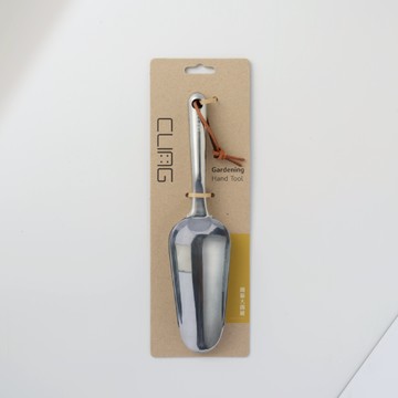 【CLING植琢】園藝大圓鏟｜鎂鋁合金｜銀色