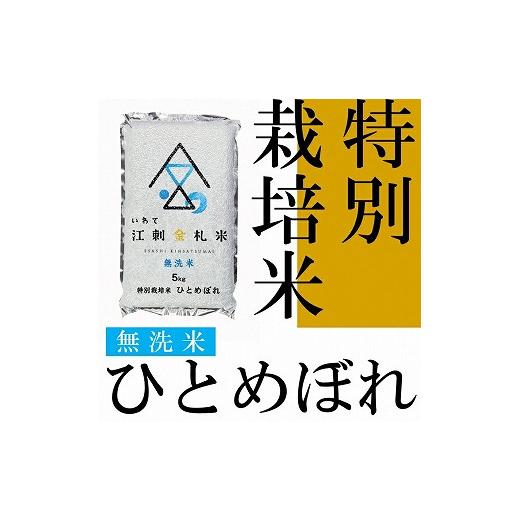 ふるさと納税 岩手県 奥州市 江刺金札米ひとめぼれ 無洗パック米 5kg 令和5年産 新米 特別栽培米