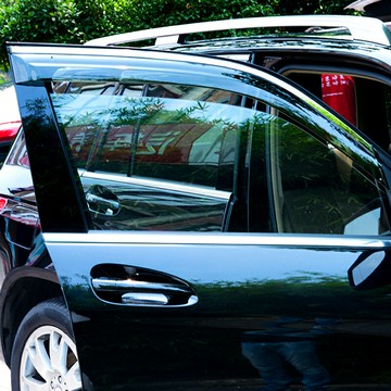 路虎神行者2發現者4欖勝極光發現神行專用車窗雨眉晴雨擋汽車改裝