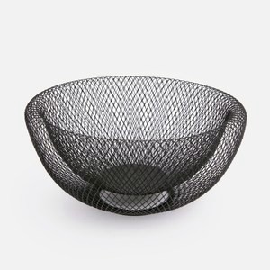 伊登鐵線缽24.5cm 黑